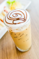 Iced mocha coffee
