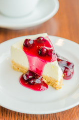 Blueberry cheesecake