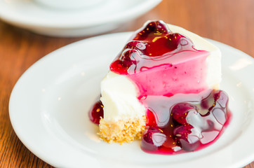 Blueberry cheesecake