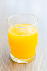 Orange juice glass