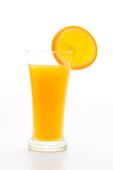 Orange juice glass