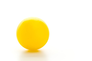 Color ball isolated white background