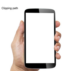 Businessman touching Network business in the world