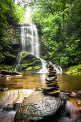 Obrazy na Plexi  Górny wodospad Catabwa 3