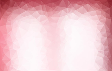 Pink abstract polygon triangle background