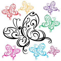 Abstract Butterfly - Illustration