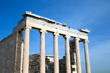 Parthenon on the Acropolis in Athens