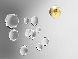 Difference of balloons