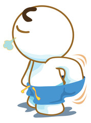 Man Anal itching scratch bottom