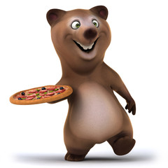 Naklejka premium Bear