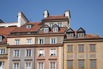 Fototapeta na wymiar Old Town of Warsaw