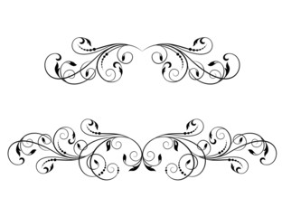 Decorative  frames - element for design in vintage style