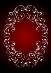 Decorative  frames - element for design in vintage style