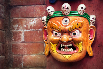 Bhairab mask at Nepal market