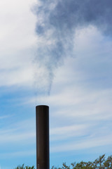 Fototapeta na wymiar industry chimney - global warming