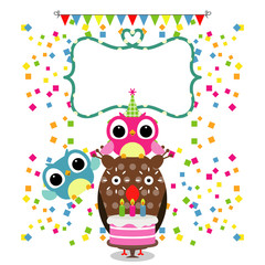 Birthday party with birds