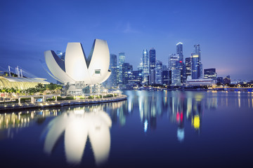 Obraz premium Central Business District of Singapore.