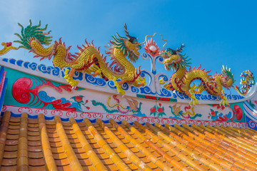 Roof china temple