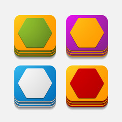 square button: polygon