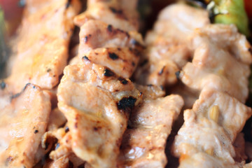 Chicken BBQ for the food background.