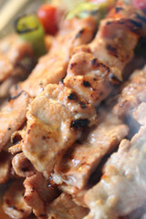 Chicken BBQ for the food background.