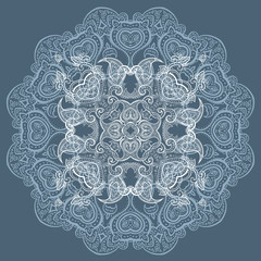 Lace background. Mandala.