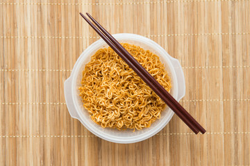 Noodle with chopsticks
