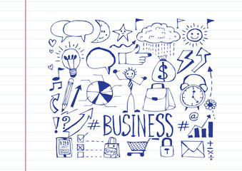 Hand doodle Business doodles