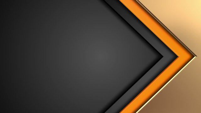 Black and orange transitions