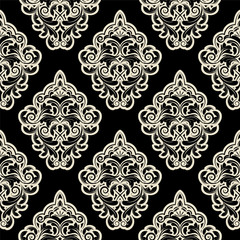 seamless wallpaper. damask pattern. flower background