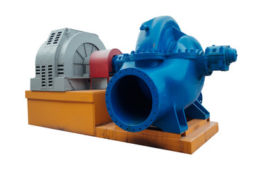 Large industrial heating water pump