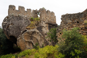 Wall on the boulder