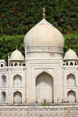 Fototapeta na wymiar Model simulation of Taj Mahal.