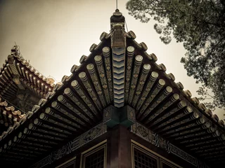 Foto op Canvas Traditional Chinese roof © m0skit