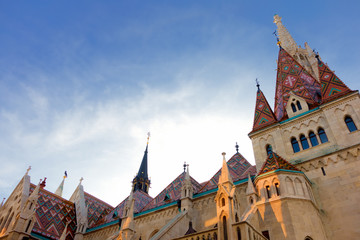 Obraz premium Matthias Church in Budapest Hungary