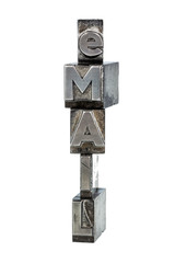 E-Mail in Bleibuchstaben geschrieben