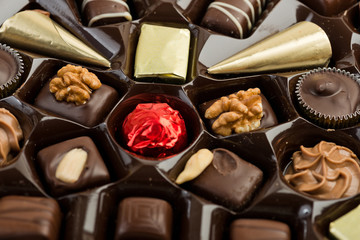 Box of Assorted Chocolates for Valentine's Day
