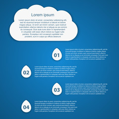 Infographic design template. Vector illustration