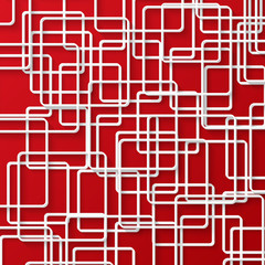 Abstract 3D geometrical background