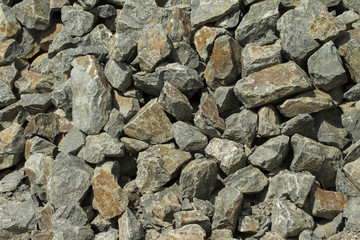 stone on the white background