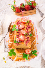Strawberry cake