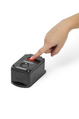 control on the white background