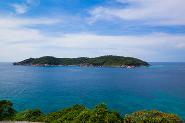 Fototapeta premium View Point at Similan island,Andaman Sea, Thailand