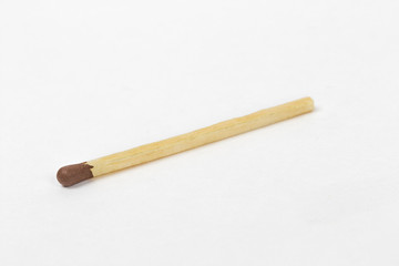 match on the white background