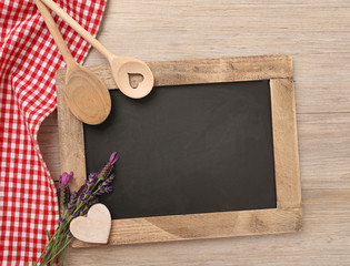 Kochlöffel mit Kreidetafel