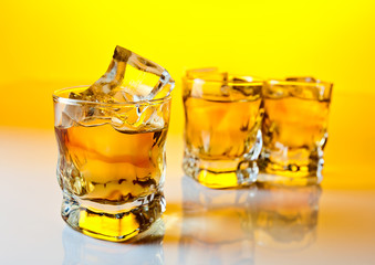 whisky with ice