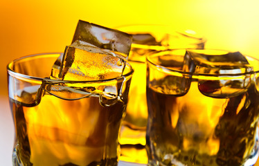 whiskey with ice