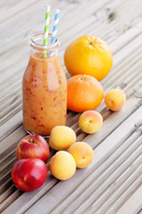 orange fruity smoothie