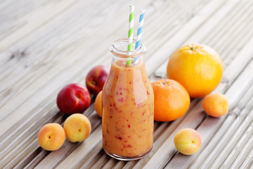 orange fruity smoothie