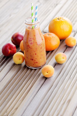 orange fruity smoothie